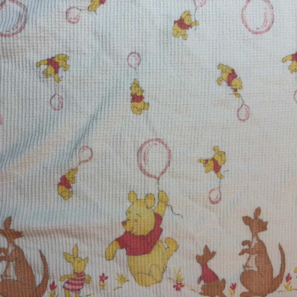 1960s Disney Winnie The Pooh Baby Blanket Vintage Nursery Cottagecore Kidcore